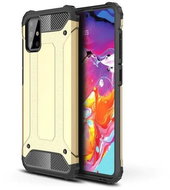 Hybrid Armor plastové pouzdro na Samsung Galaxy A71, zlaté - Phone Case