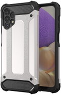 Hybrid Armor plastový kryt na Samsung Galaxy A32 5G, stříbrný - Phone Cover