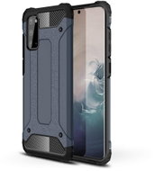 Hybrid Armor plastový kryt na Samsung Galaxy S20, modrý - Phone Cover