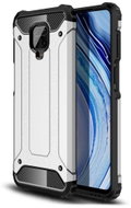 Hybrid Armor plastový kryt na Xiaomi Redmi 10X 4G / Redmi Note 9, stříbrný - Phone Cover