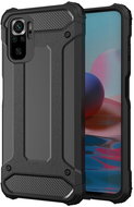 Hybrid Armor plastový kryt na Xiaomi Redmi Note 10 Pro, černý - Phone Cover