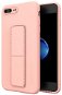 Kickstand silikonový kryt na iPhone 7 / 8 Plus, růžový - Phone Cover