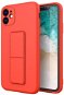 Phone Cover Kickstand silikonový kryt na iPhone XS Max, červený - Kryt na mobil
