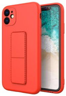 Kickstand silikonový kryt na Samsung Galaxy A11 / M11, červený - Phone Cover
