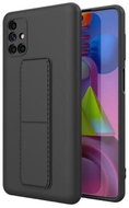 Kickstand silicone cover for Samsung Galaxy Note 20, black - Phone Cover