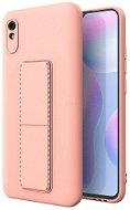 Kickstand silikonový kryt na Xiaomi Note 9 Pro / Note 9S, růžový - Phone Cover