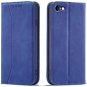Magnet Fancy knížkové kožené pouzdro na iPhone 7 / 8 / SE 2022 / SE 2020, modré - Phone Case