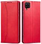 Magnet Fancy knížkové kožené pouzdro na Samsung Galaxy A12 5G , červené - Phone Case