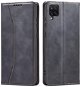 Magnet Fancy knížkové kožené pouzdro na Samsung Galaxy A12 5G, černé - Phone Case