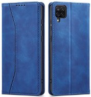 Magnet Fancy knížkové kožené pouzdro na Samsung Galaxy A12 5G, modré - Phone Case