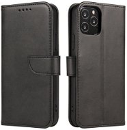 Phone Case Magnet knížkové kožené pouzdro na Huawei Nova 8, černé - Pouzdro na mobil