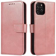 Magnet knížkové kožené pouzdro na Samsung Galaxy A21S, růžové - Phone Case