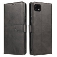 Magnet knížkové kožené pouzdro na Samsung Galaxy A22 4G, černé - Phone Case