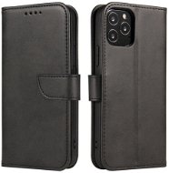 Magnet knížkové kožené pouzdro na Samsung Galaxy A72 4G, černé - Phone Case