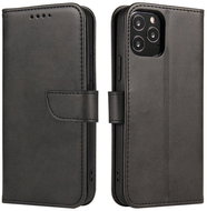 Magnet knížkové kožené pouzdro na Samsung Galaxy M31s, černé - Phone Case