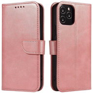 Magnet knížkové kožené pouzdro na Xiaomi Mi 10T Pro / Mi 10T, růžové - Phone Case