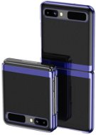 Plating Case ochranný kryt na Samsung Galaxy Z Flip, modrý - Phone Cover