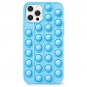 Pop It silikonový kryt na iPhone 11 Pro Max, modrý - Phone Cover