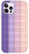 Pop It silikonový kryt na iPhone 11 Pro, fialový/růžový - Phone Cover