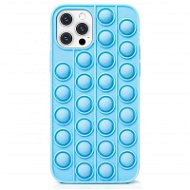 Pop It silikonový kryt na iPhone 12 Pro Max, modrý - Phone Cover