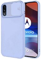 Privacy Lens silikonový kryt na Motorola Moto E7 Power, světlomodrý - Phone Cover