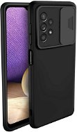 Privacy Lens silikonový kryt na Samsung Galaxy A32 4G, černý - Phone Cover