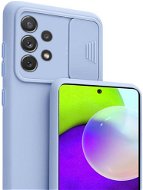 Privacy Lens silikonový kryt na Samsung Galaxy A33 5G, modrý - Phone Cover