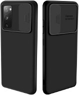 Privacy Lens silikonový kryt na Samsung Galaxy S20 FE, černý - Phone Cover