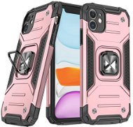 Ring Armor plastový kryt na iPhone 11, růžový - Phone Cover