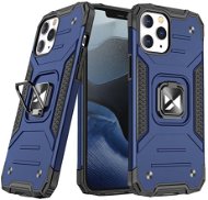 Ring Armor plastový kryt na iPhone 12 / 12 Pro, modrý - Phone Cover