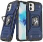 Ring Armor plastový kryt na iPhone 12 mini, modrý - Phone Cover