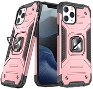 Ring Armor plastový kryt na iPhone 13 mini, růžový - Phone Cover