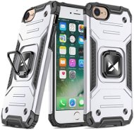 Ring Armor plastový kryt na iPhone 7/8/SE 2020, strieborný - Kryt na mobil