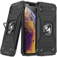 Ring Armor plastový kryt na iPhone X / XS, černý - Phone Cover