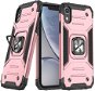 Ring Armor plastový kryt na iPhone XR, ružový - Kryt na mobil