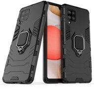 Ring Armor plastový kryt na Samsung Galaxy A42 5G, černý - Phone Cover