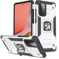 Ring Armor plastový kryt na Samsung Galaxy A72 4G, stříbrný - Phone Cover