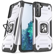 Ring Armor plastový kryt na Samsung Galaxy S21 Plus 5G, stříbrný - Phone Cover