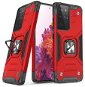 Ring Armor plastový kryt na Samsung Galaxy S22 Ultra, červený - Phone Cover