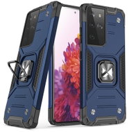 Ring Armor plastový kryt na Samsung Galaxy S22 Ultra, modrý - Phone Cover