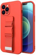 Rope silikonový kryt na Samsung Galaxy S21 FE, červený - Phone Cover