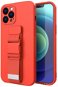 Rope silikonový kryt na Samsung Galaxy S21 FE, červený - Phone Cover