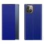 Sleep Case knižkové puzdro na iPhone 13, modré - Puzdro na mobil