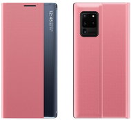 Sleep Case knížkové pouzdro na Samsung Galaxy A72, růžové - Phone Case