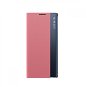 Sleep Case knížkové pouzdro na Samsung Galaxy S22 Ultra, růžové - Phone Case