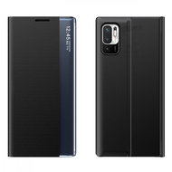 Sleep Case knížkové pouzdro na Xiaomi Redmi Note 10 5G / Poco M3 Pro, černé - Phone Case