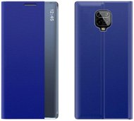Sleep Case knížkové pouzdro na Xiaomi Redmi Note 9 Pro / Redmi Note 9S, modré - Phone Case
