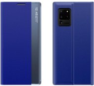 Sleep Case Smart Window knížkové pouzdro na Samsung Galaxy Note 20 Ultra, modré - Phone Case
