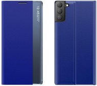 Sleep Case Smart Window knížkové pouzdro na Samsung Galaxy S21 FE, modré - Phone Case