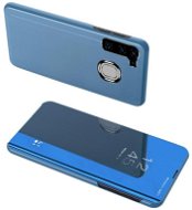 Smart Clear View knížkové pouzdro na Samsung A21S, modré - Phone Case
